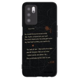 Fekete szilikon tok az alábbi mobiltelefonokra OPPO A16 - POET