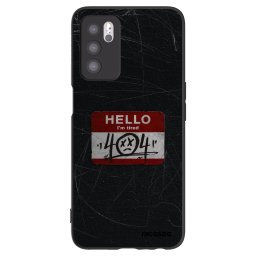 Fekete szilikon tok az alábbi mobiltelefonokra OPPO A16 - HELLO 404