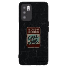 Fekete szilikon tok az alábbi mobiltelefonokra OPPO A16 - EMERGENCY