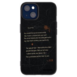 Fekete szilikon tok az alábbi mobiltelefonokra Apple iPhone 14 - POET