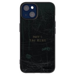 Fekete szilikon tok az alábbi mobiltelefonokra Apple iPhone 14 - DON´T TAG