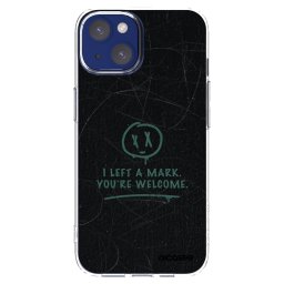 Átlátszó szilikon tok az alábbi mobiltelefonokra Apple iPhone 14 - LEFT A MARK