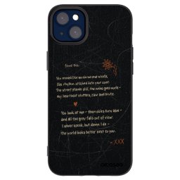 Fekete szilikon tok az alábbi mobiltelefonokra Apple iPhone 14 Plus - POET