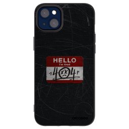 Fekete szilikon tok az alábbi mobiltelefonokra Apple iPhone 14 Plus - HELLO 404