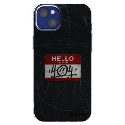 Átlátszó szilikon tok az alábbi mobiltelefonokra Apple iPhone 14 Plus - HELLO 404