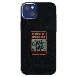 Átlátszó szilikon tok az alábbi mobiltelefonokra Apple iPhone 14 Plus - EMERGENCY