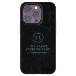 Fekete szilikon tok az alábbi mobiltelefonokra Apple iPhone 14 Pro - LEFT A MARK