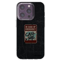 Átlátszó szilikon tok az alábbi mobiltelefonokra Apple iPhone 14 Pro - EMERGENCY