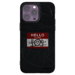 Fekete szilikon tok az alábbi mobiltelefonokra Apple iPhone 14 Pro Max - HELLO 404