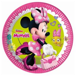 Party tányér, MINNIE, 8db/cs, 23cm