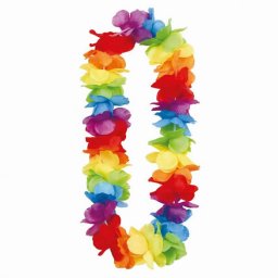 Színes Hawaii virágfűzér, friss színek