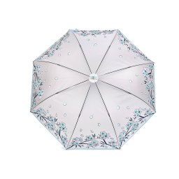 Női / lányos átlátszó kilövős esernyő virágok