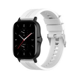 Szilikon szíj Xiaomi Amazfit GTS 2 / GTS 2e / GTS 2 Mini 20mm fehér