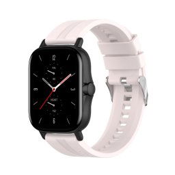 Szilikon szíj Xiaomi Amazfit GTS 2 / GTS 2e / GTS 2 Mini 20mm rózsaszín