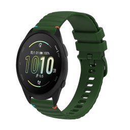 WAVY szilikon szíj Garmin Forerunner 165 sötétzöld színhez