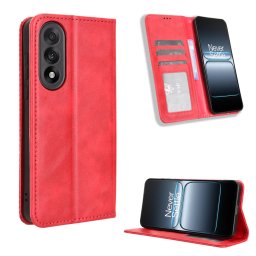 BUSINESS Pénztárca tok OnePlus Nord 5 5G piros színben