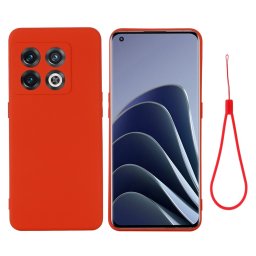 RUBBER Védő tok OnePlus 10 Pro 5G készülékhez, piros