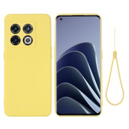 RUBBER védő tok OnePlus 10 Pro 5G készülékhez, sárga