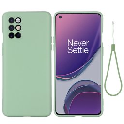 RUBBER Védő tok OnePlus 8T zöld készülékhez