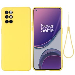 RUBBER Védő tok OnePlus 8T készülékhez, sárga