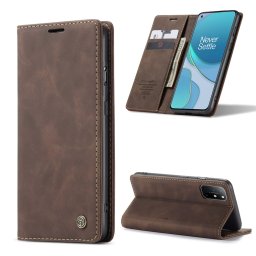 CASEME Flip tok OnePlus 8T készülékhez, sötétbarna