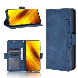 SLOT Pénztárca tok Xiaomi Poco X3 NFC / X3 Pro kék színhez
