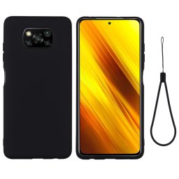 RUBBER Védő tok Xiaomi Poco X3 NFC / X3 Pro fekete