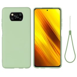 RUBBER Védő tok Xiaomi Poco X3 NFC / X3 Pro zöld készülékhez