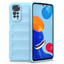 STEPS Xiaomi Redmi Note 11 / Note 11S telefonhoz védő tok - világoskék