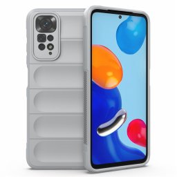 STEPS Xiaomi Redmi Note 11 / Note 11S készülékhez való világosszürke védő tok