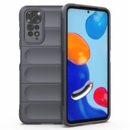 STEPS védő tok Xiaomi Redmi Note 11 / Note 11S készülékhez, sötétszürke