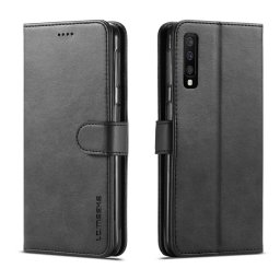 IMEEKE Pénztárca tok Samsung Galaxy A7 2018 (A750) készülékhez, fekete
