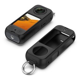 PROTEMIO Szilikon tok Insta360 X4 akciókamerához, fekete