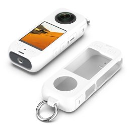 PROTEMIO Szilikon tok Insta360 X4 akciókamerához, fehér