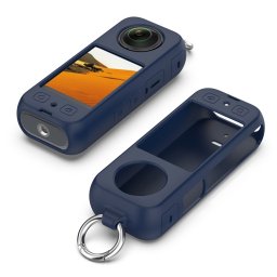 PROTEMIO Szilikon tok Insta360 X4 akciókamerához, sötétkék