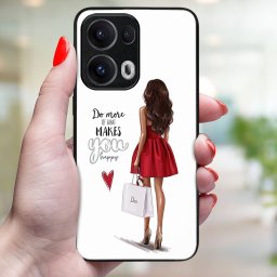 MY ART Védő tok Oppo Reno13 Pro 5G RED DRESS (137) készülékhez