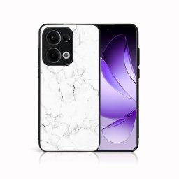 MY ART Védőtok Oppo Reno13 5G WHITE MARBLE (144) készülékhez