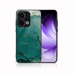 MY ART Védő tok Oppo Reno13 5G GREEN MARBLE készülékhez (145)