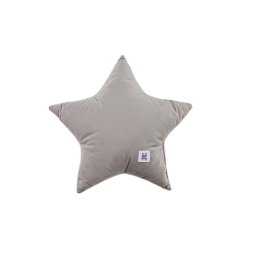 Bársonyos díszpárna STAR SILVER