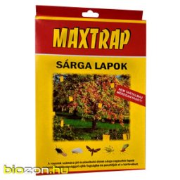 Maxtrap sárga lapok 10 db 10x24 cm