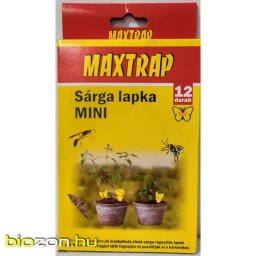 Maxtrap sárga lapka mini 12 db