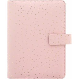 FILOFAX Kalendárium, gyűrűs, betétlapokkal, personal méret, FILOFAX, "Confetti", rózsakvarc