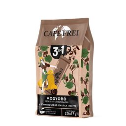 CAFE FREI Instant kávé, 20x17 g, CAFE FREI "Római mogyoró 3 in 1"