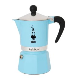 Bialetti Kávéfőző 1 adagos világos kék Rainbow 5041