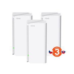 Tenda Nova MX15 Pro (3-as csomag) WiFi 6 AX5400 Mesh Gigabit rendszer, 9x GLAN/GWAN, WPA3, VPN, CZ alkalmazás