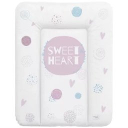 Puha vízhatlan pelenkázó lap 50x70 cm - Sweet Heart