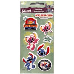 Disney Lilo és Stitch, A csillagkutya Surf Shack pufi szivacs matrica szett Nr1