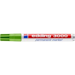 EDDING Alkoholos marker, 1,5-3 mm, kúpos, EDDING "3000", világoszöld