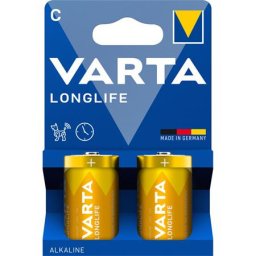 VARTA Elem, C baby, 2 db, műanyagmentes, VARTA "Longlife"