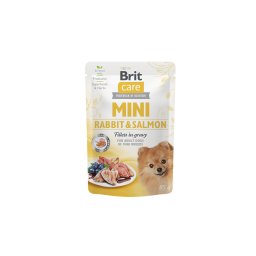 Brit Care Mini Rabbit&Salmon fillets in gravy 85g